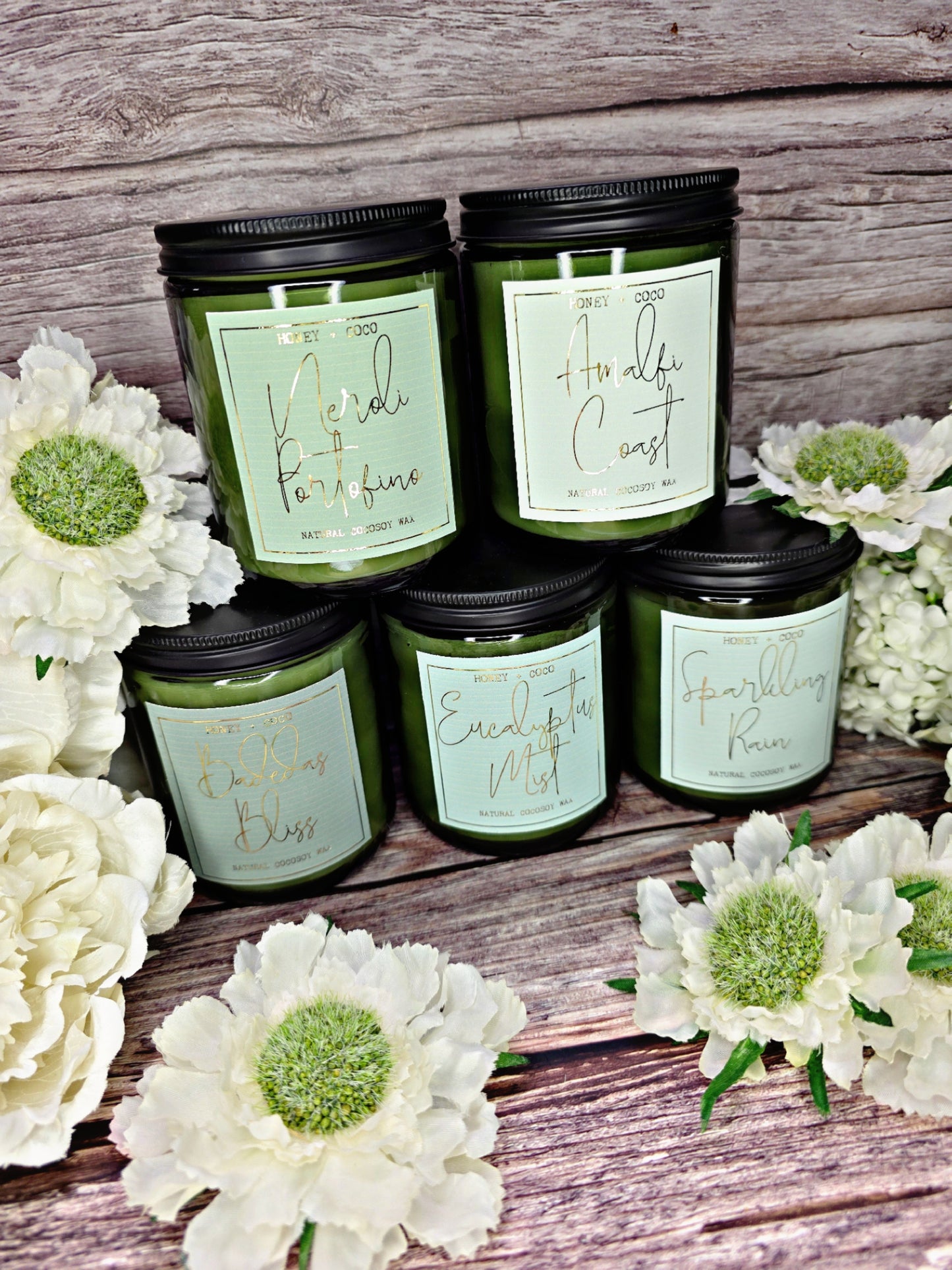 Green Apothecary Candles