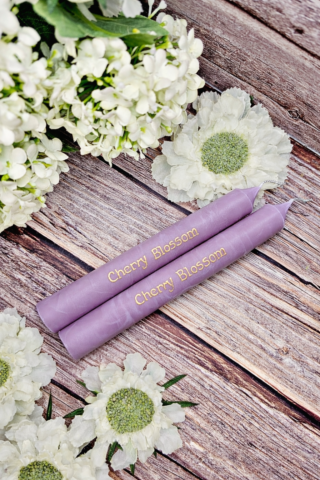Cherry Blossom Taper Candles