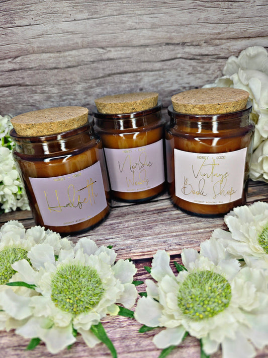 Amber Apothecary Candle