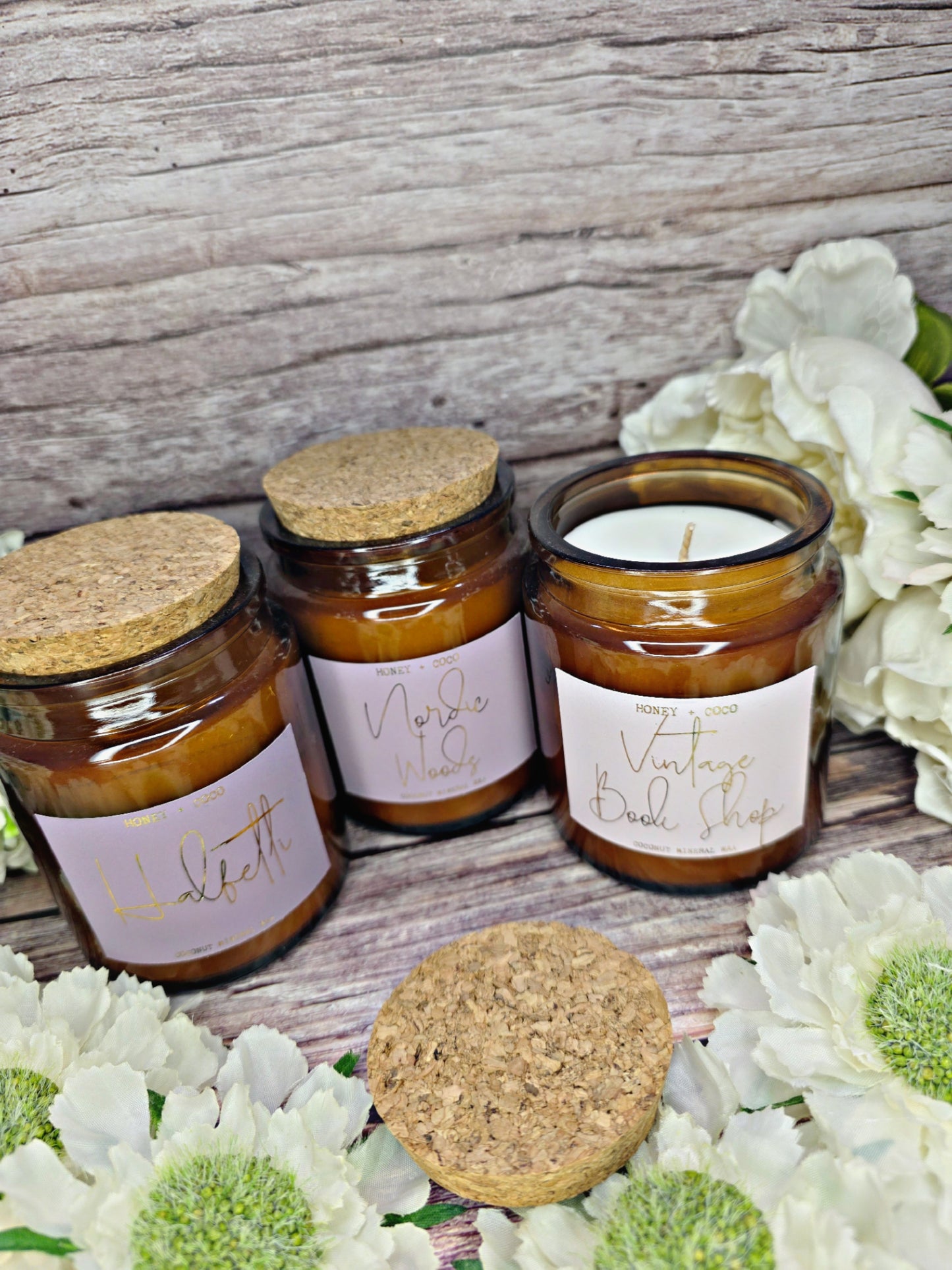 Amber Apothecary Candle