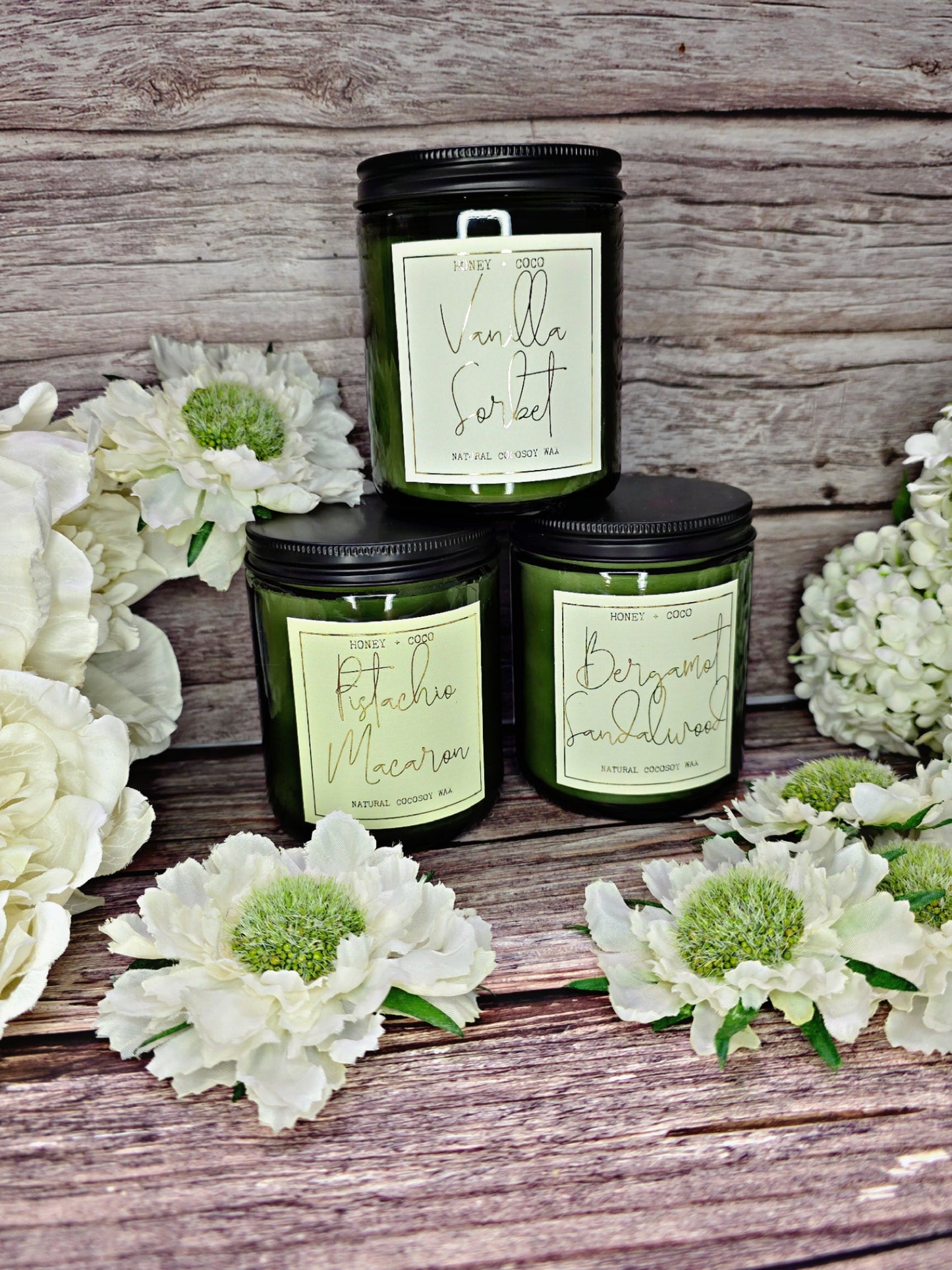 Green Apothecary Candles